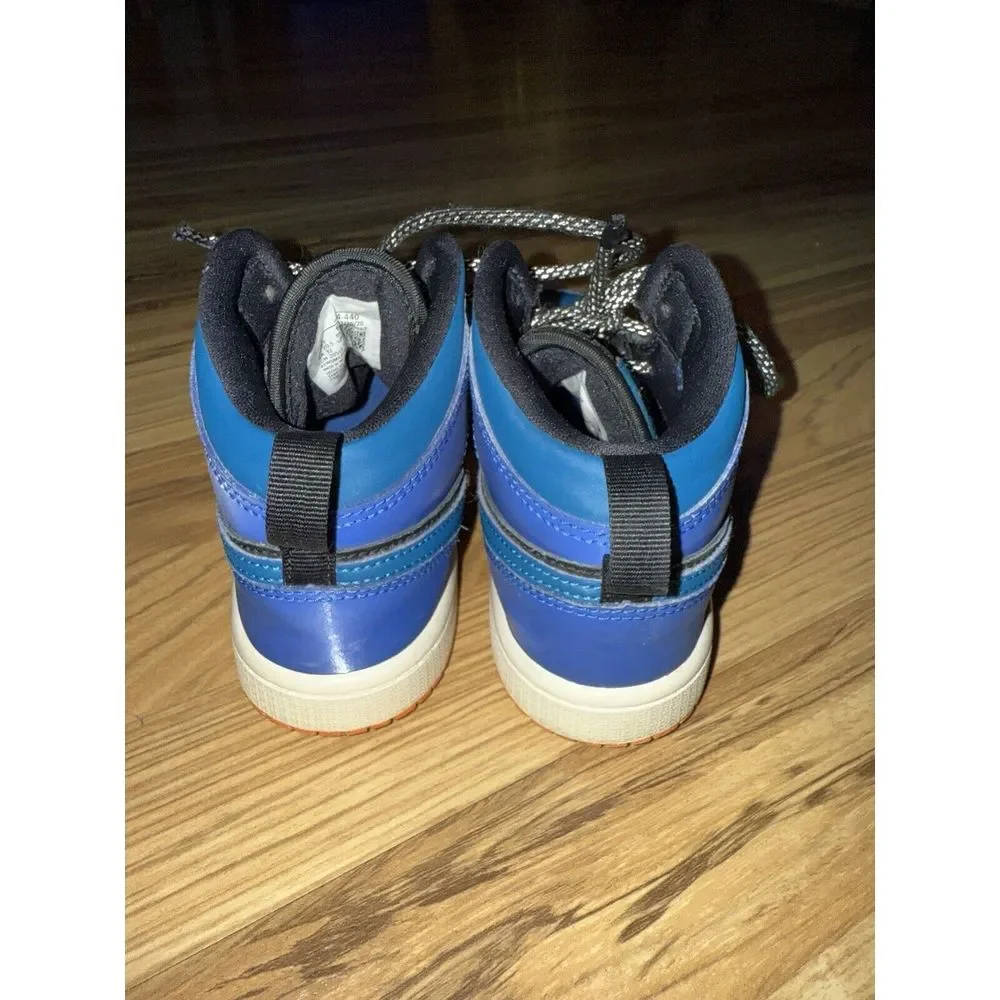 Air Jordan 1 Mid Boys Sz 1.5Y 1.5 Youth GS Racer Blue‎ 554725-440 Shoes Sneakers